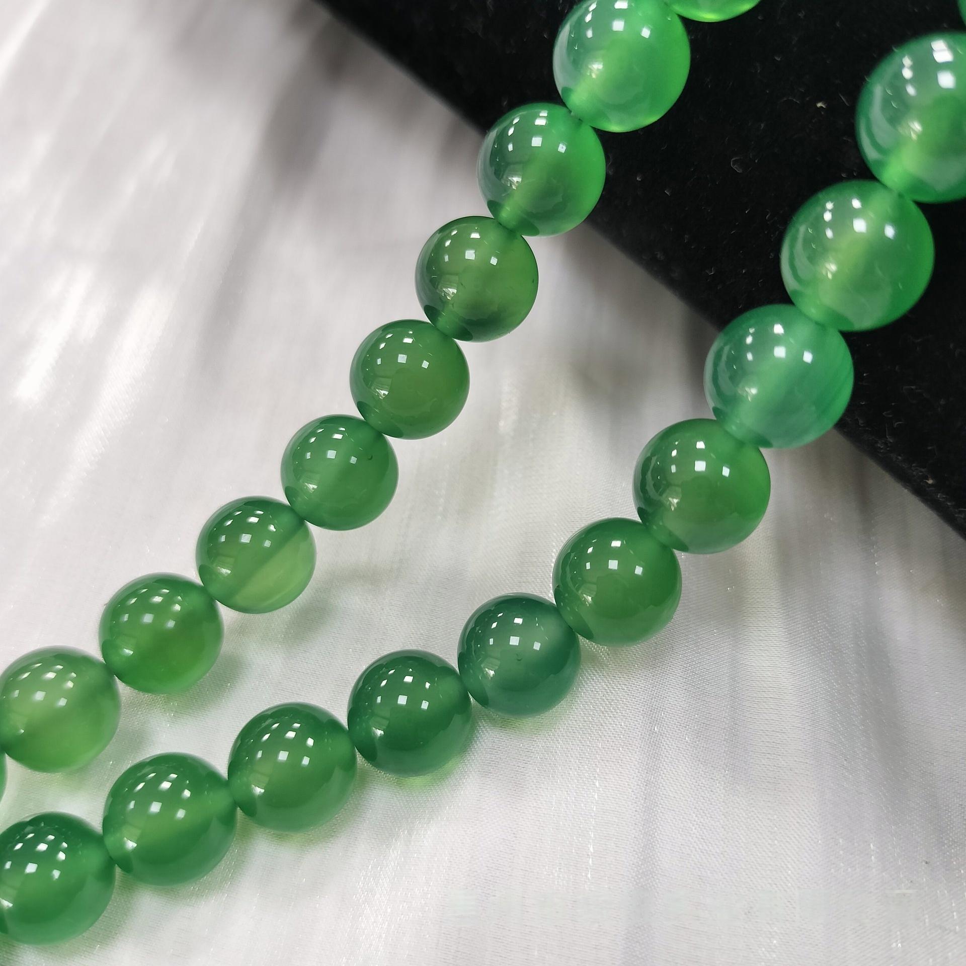 8mm green onyx beads