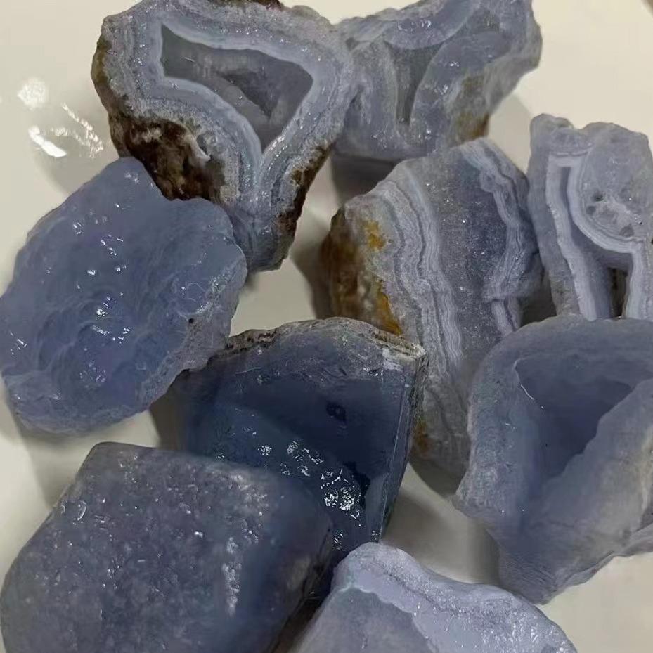 3-5 raw blue lace agate 1kg