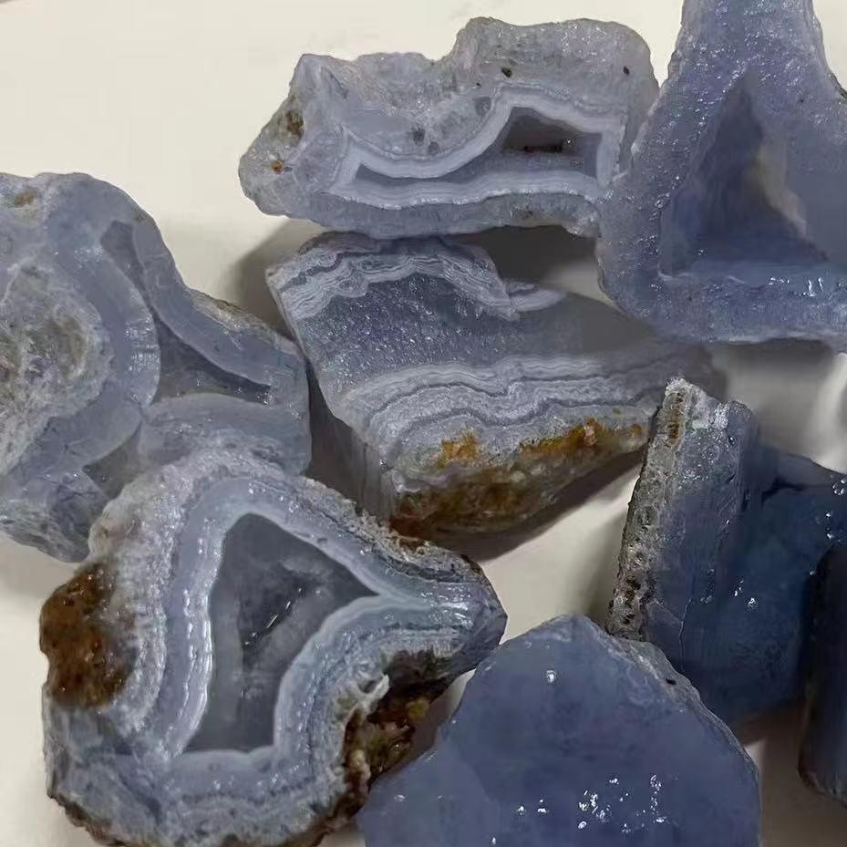 3-5 raw blue lace agate 1kg