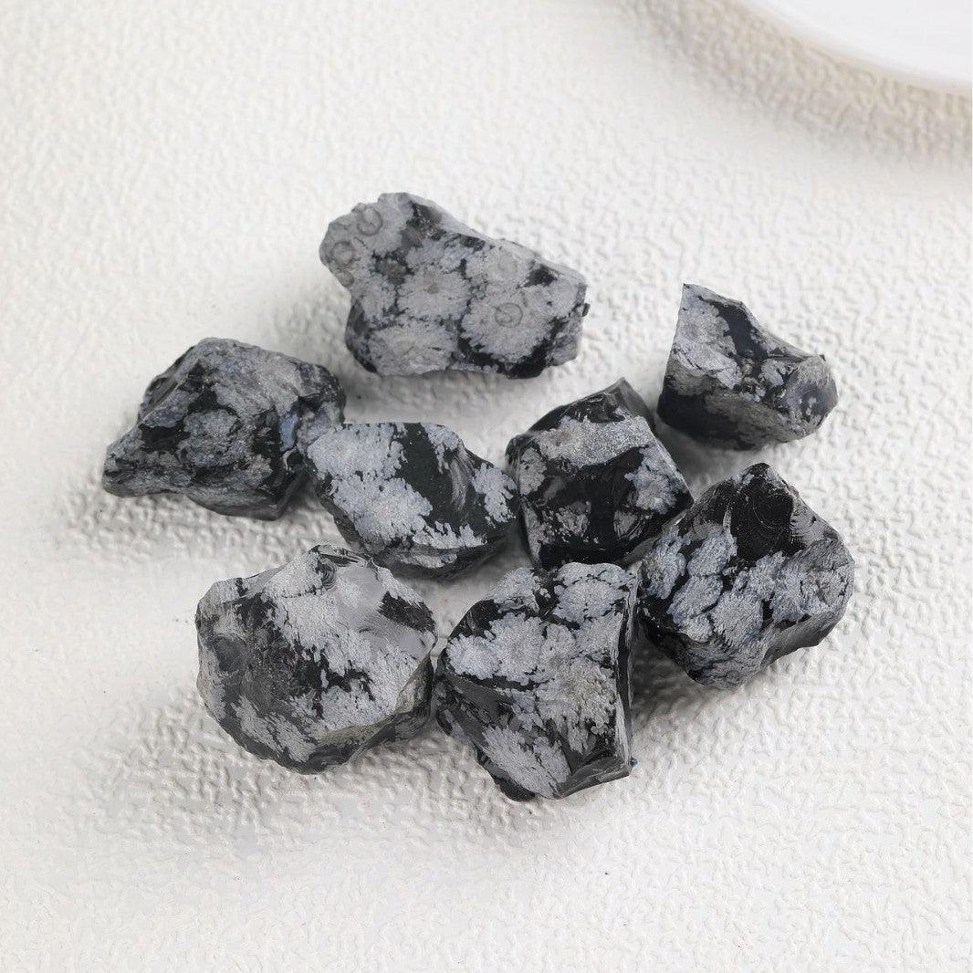 2-5cm raw snowflake obsidian 1kg