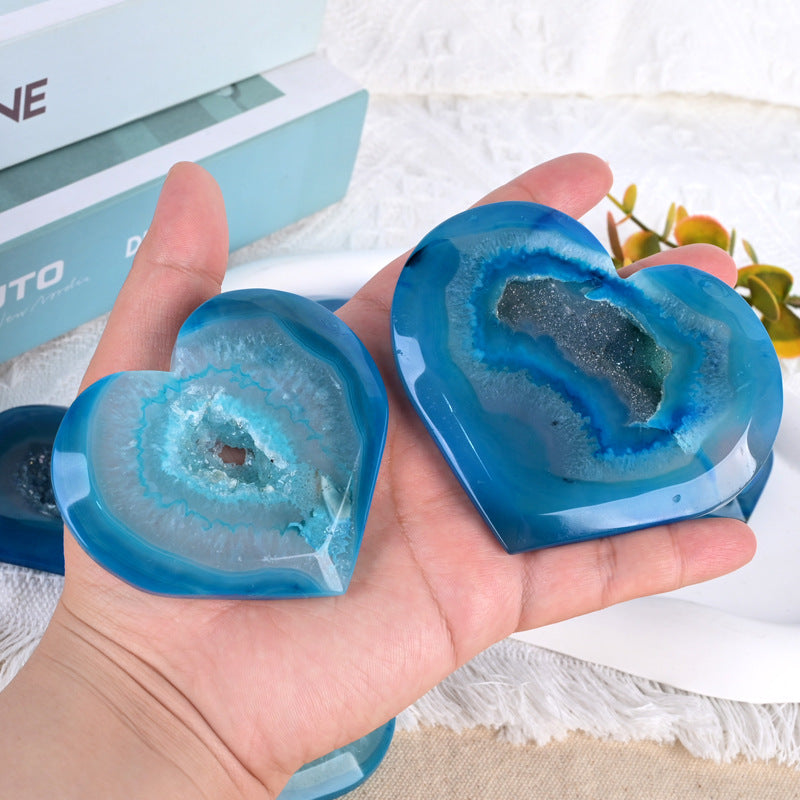 blue agate geode 1kg