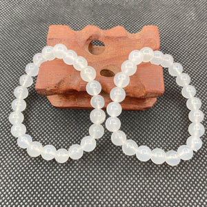 8mm white onyx bracelet
