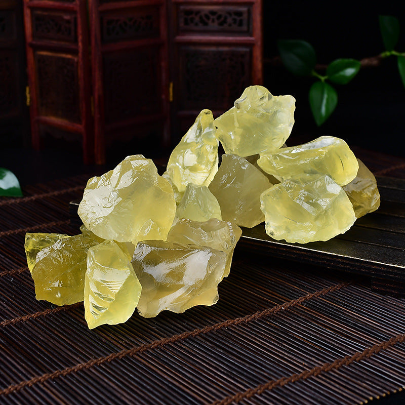 2-5cm lemon quartz raw 1kg