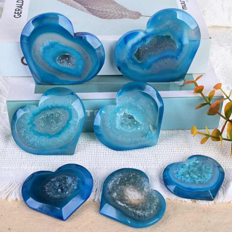 blue agate geode 1kg