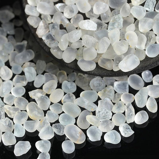 5-9mm raw white topaz 100g