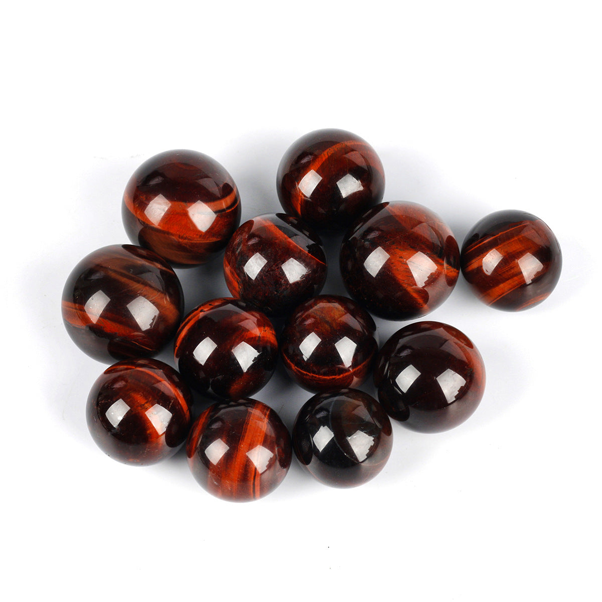 4-7cm red tiger eye sphere 1kg