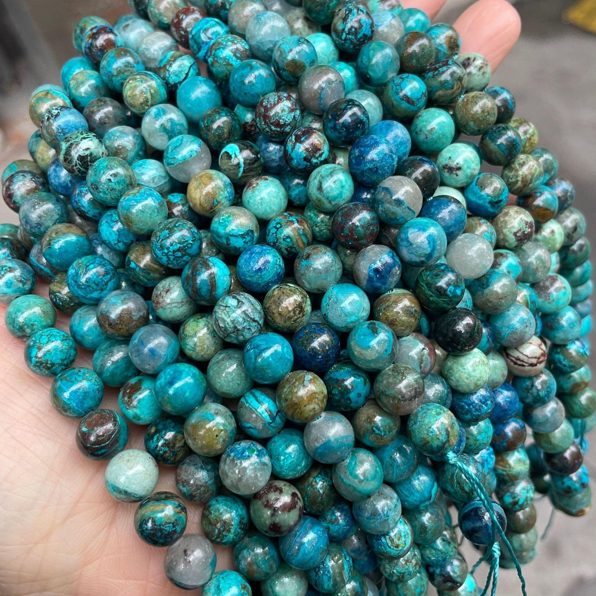 8mm shattuckite beads