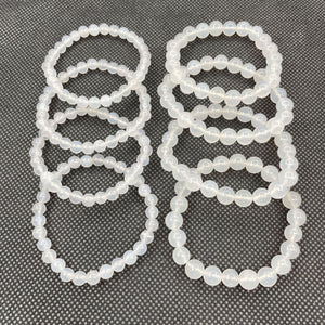 8mm white onyx bracelet