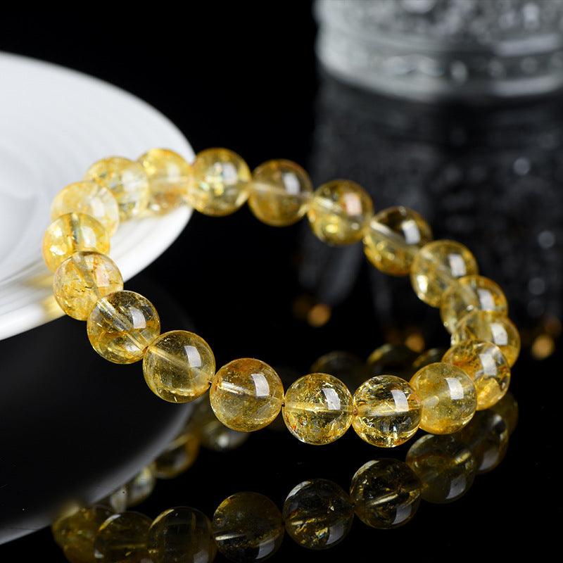 7-8mm yellow topaz bracelet