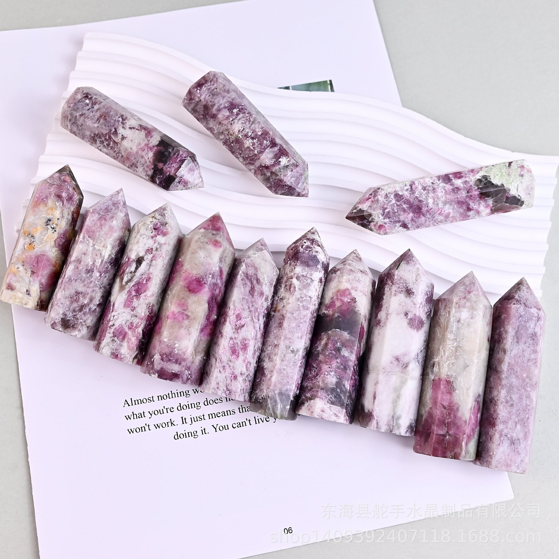 5-8cm pink tourmaline tower 1kg