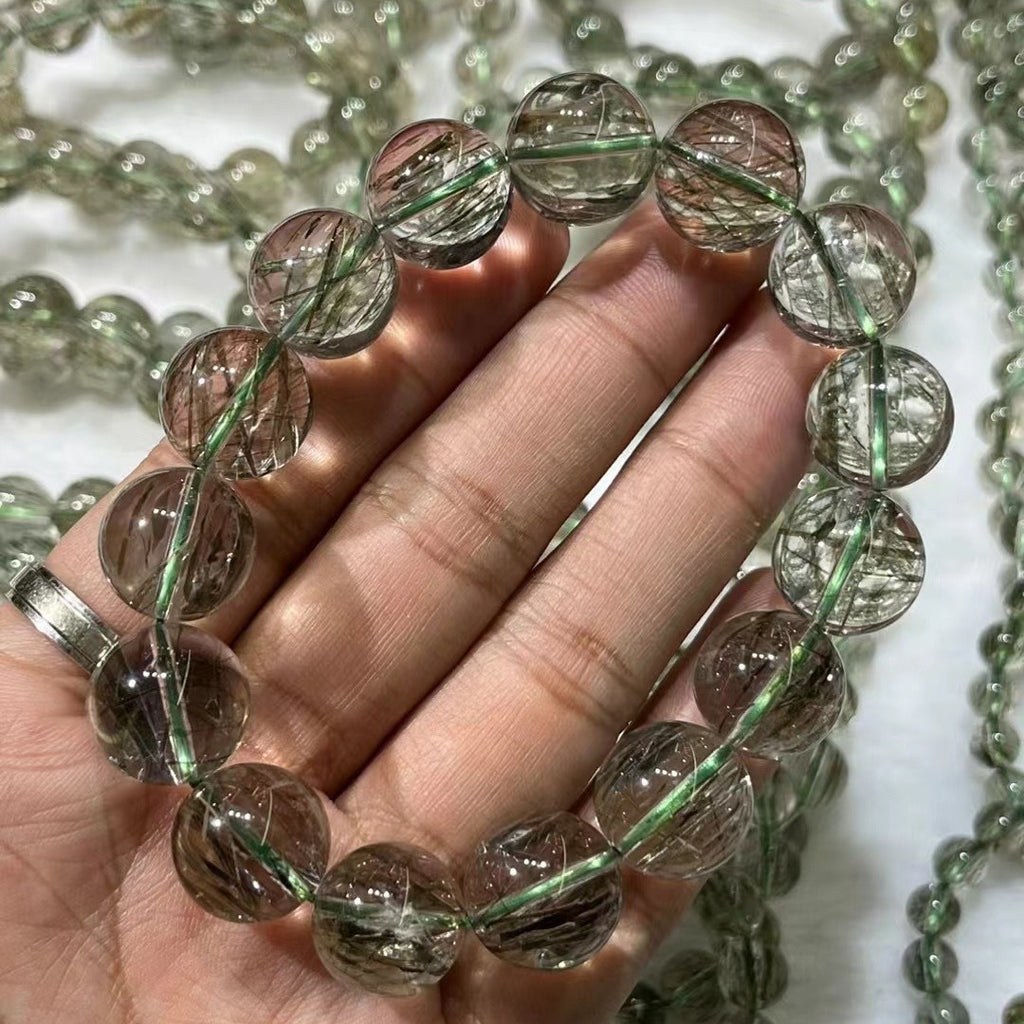 8mm green tourmaline bracelet