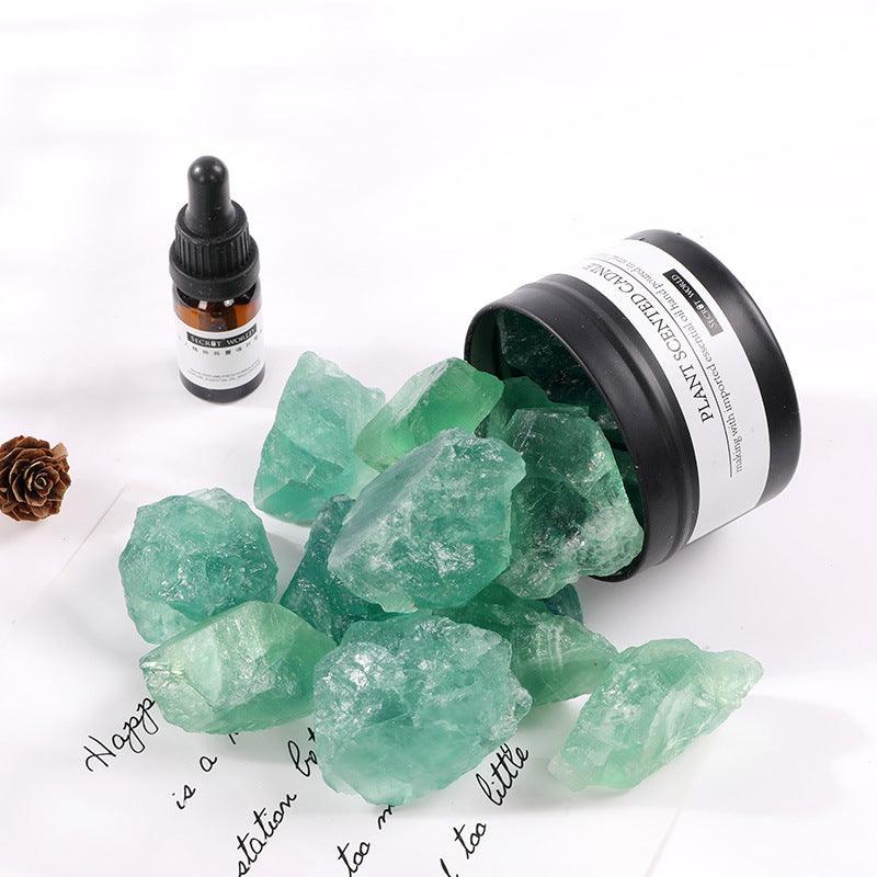 3-5cm raw green fluorite 1kg