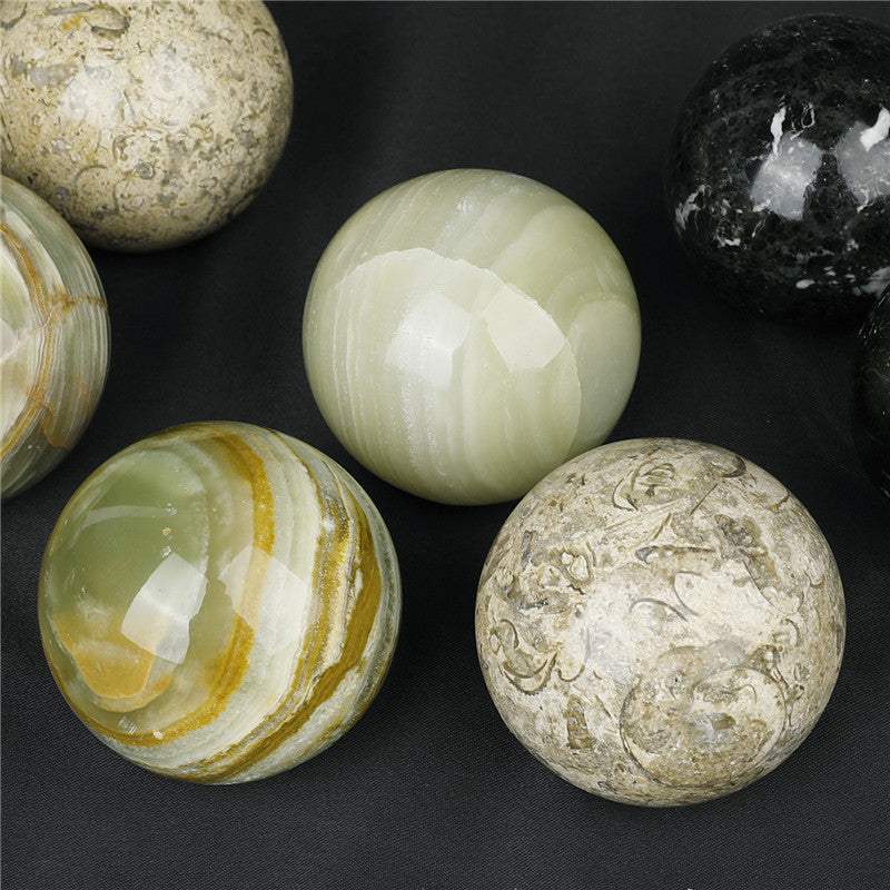4-6cm green onyx sphere 1kg