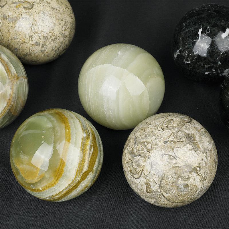 4-6cm green onyx sphere 1kg