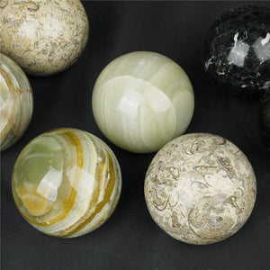 4-6cm green onyx sphere 1kg