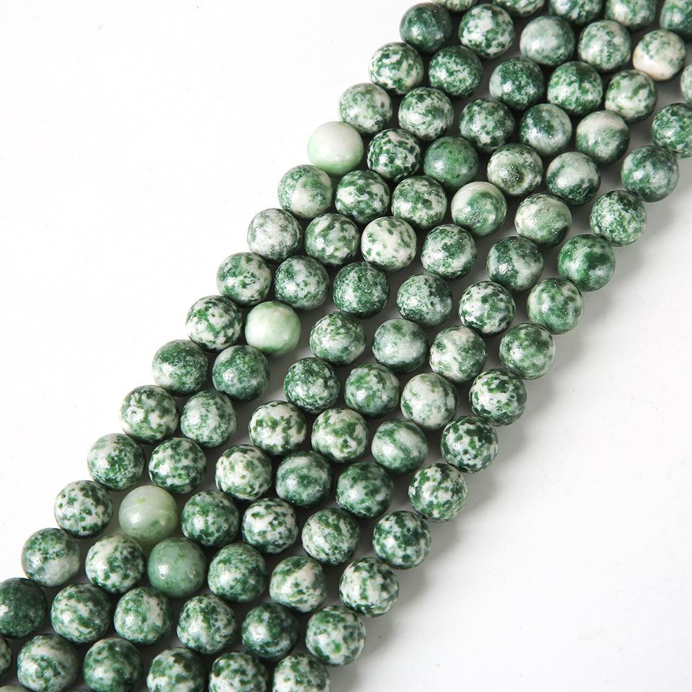 8/10mm green jasper beads