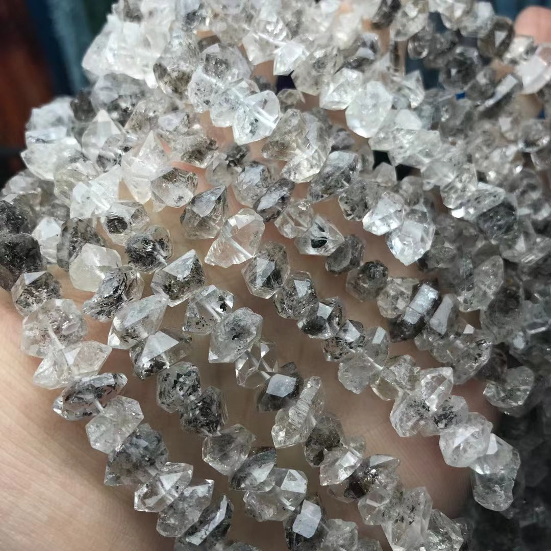 8-10mm herkimer diamond beads