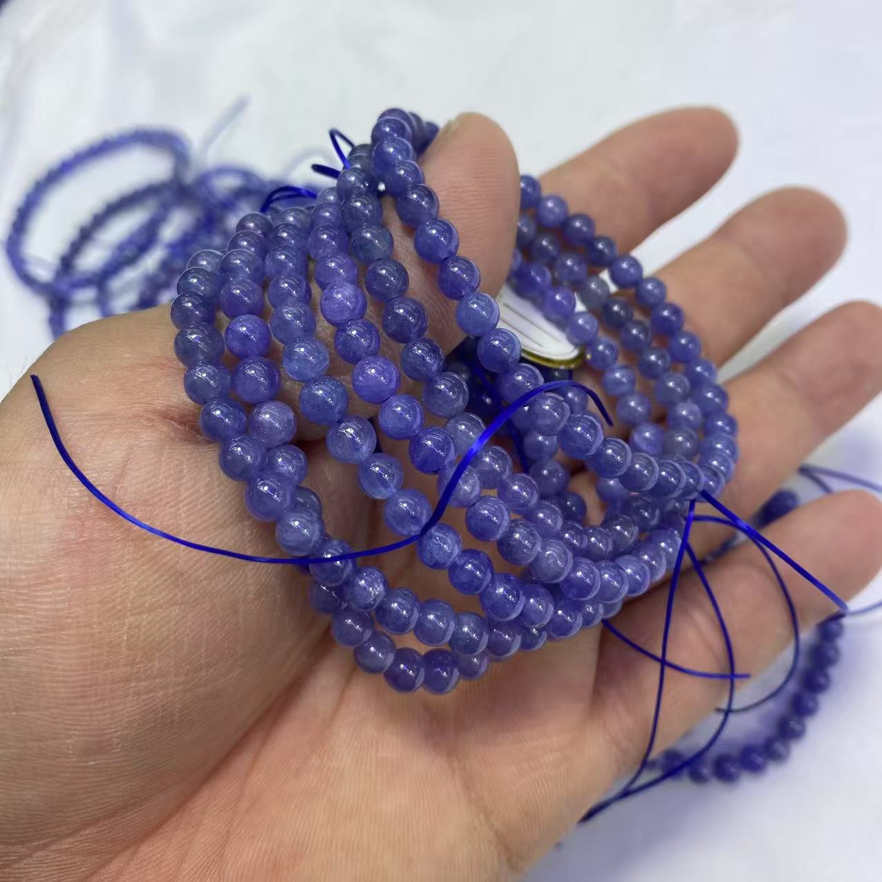 5-6mm tanzanite bracelet