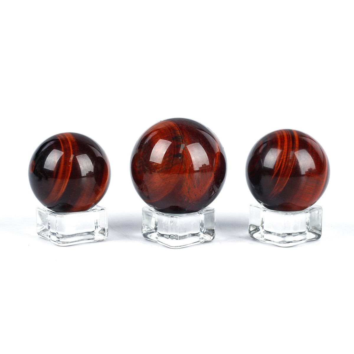 4-7cm red tiger eye sphere 1kg