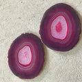 5-10cm pink agate slice 1kg