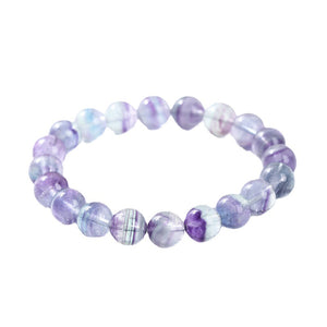 9-10mm rainbow fluorite bracelet