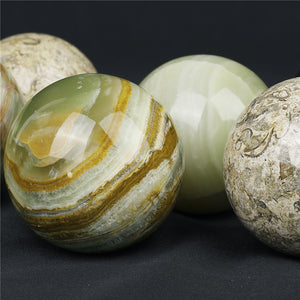 4-6cm green onyx sphere 1kg