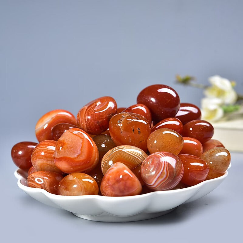2-4cm red agate stone 1kg