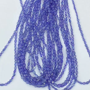 4-5mm tanzanite beads