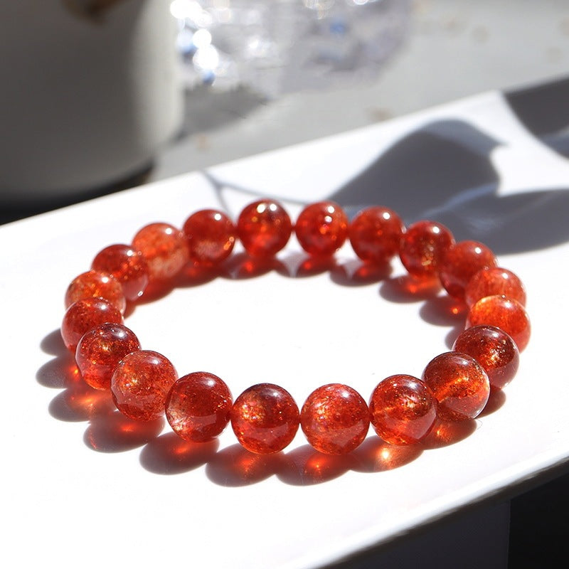 8mm oregon sunstone bracelet