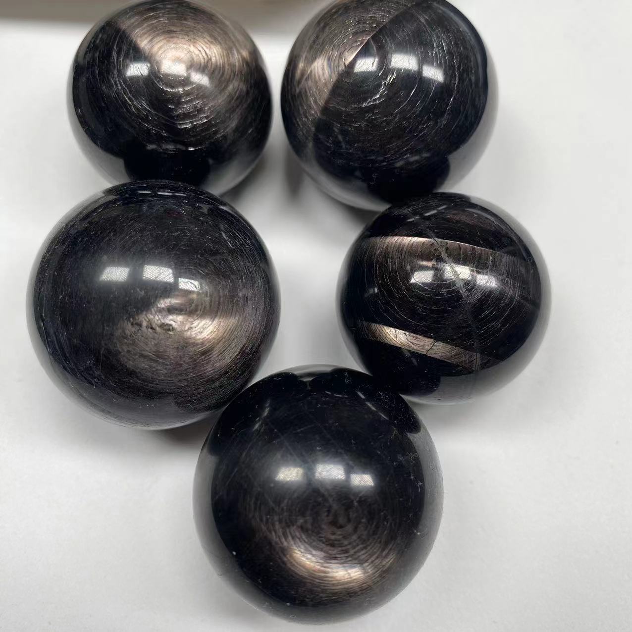 3-5cm hypersthene sphere