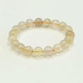 8mm golden rutilated quartz bracelet