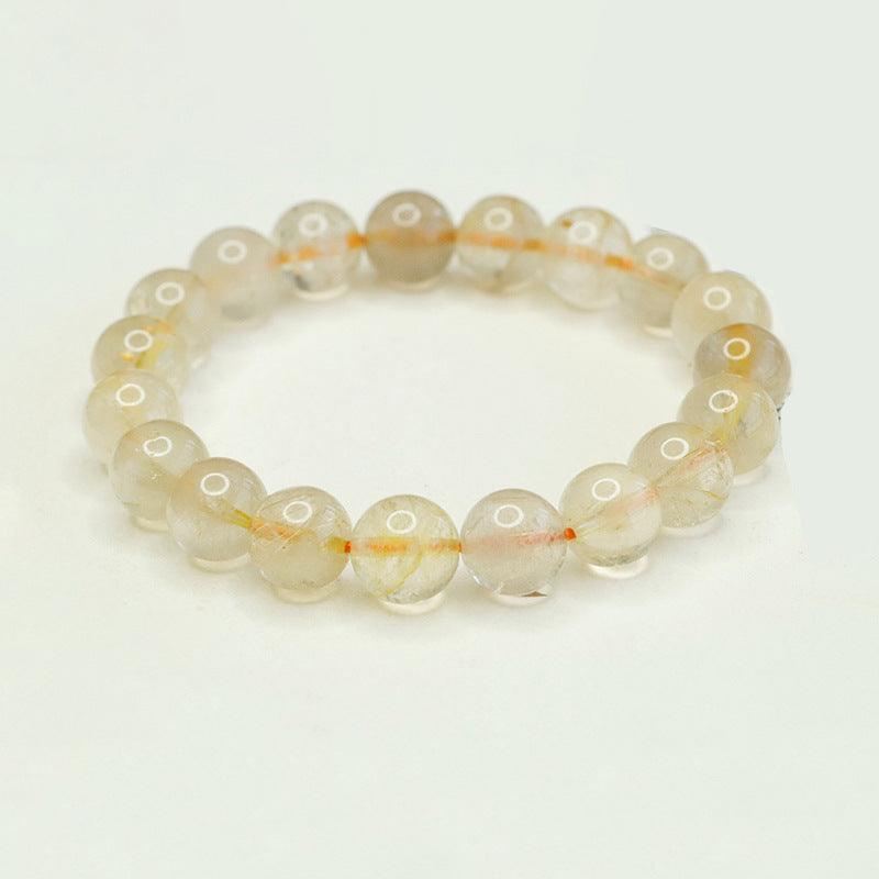 8mm golden rutilated quartz bracelet