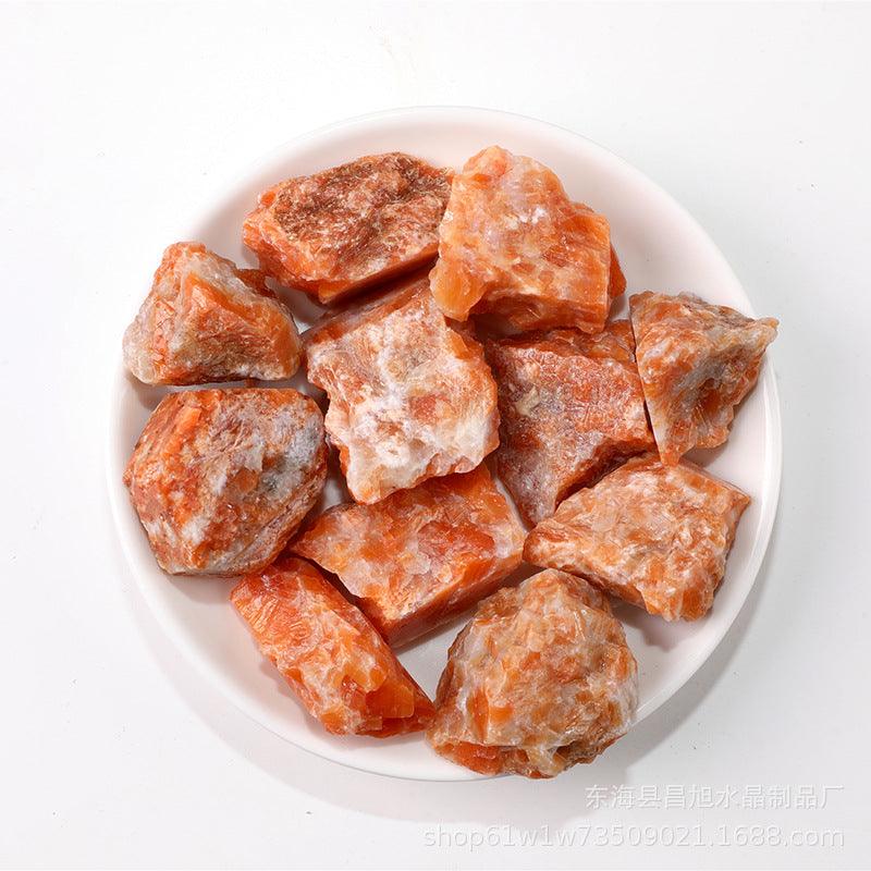 3-5cm raw sunstone 1kg
