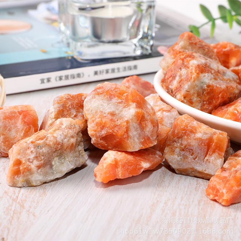 3-5cm raw sunstone 1kg