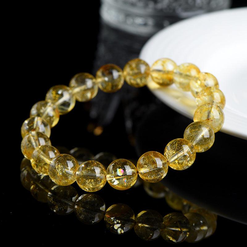 7-8mm yellow topaz bracelet