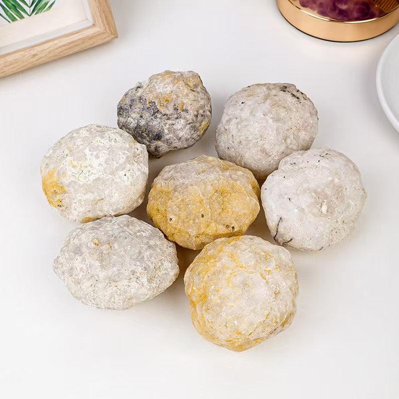3-6cm white agate raw