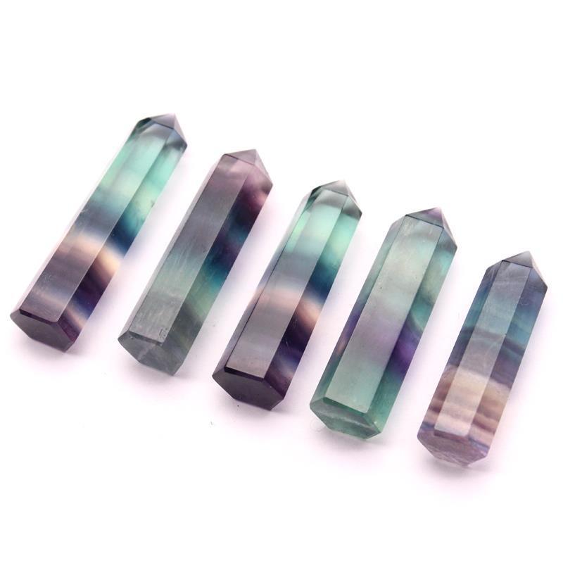 4-7cm rainbow fluorite tower 1kg