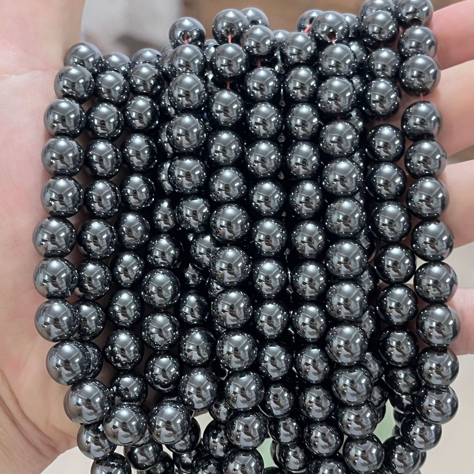 8mm hematite beads
