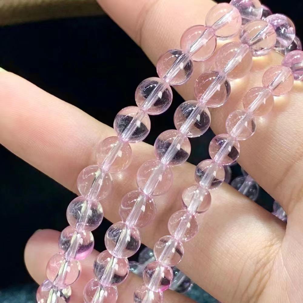 8mm pink topaz bracelet