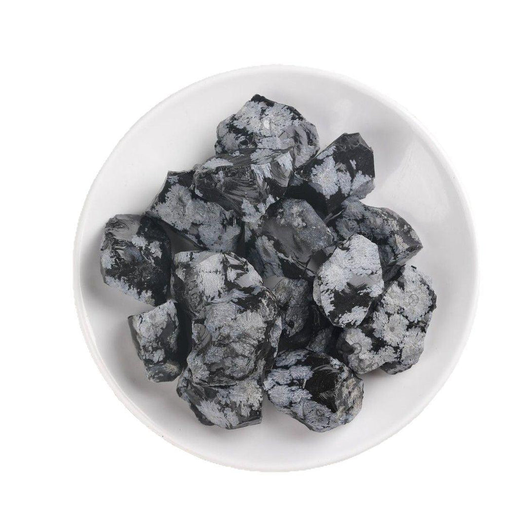 2-5cm raw snowflake obsidian 1kg