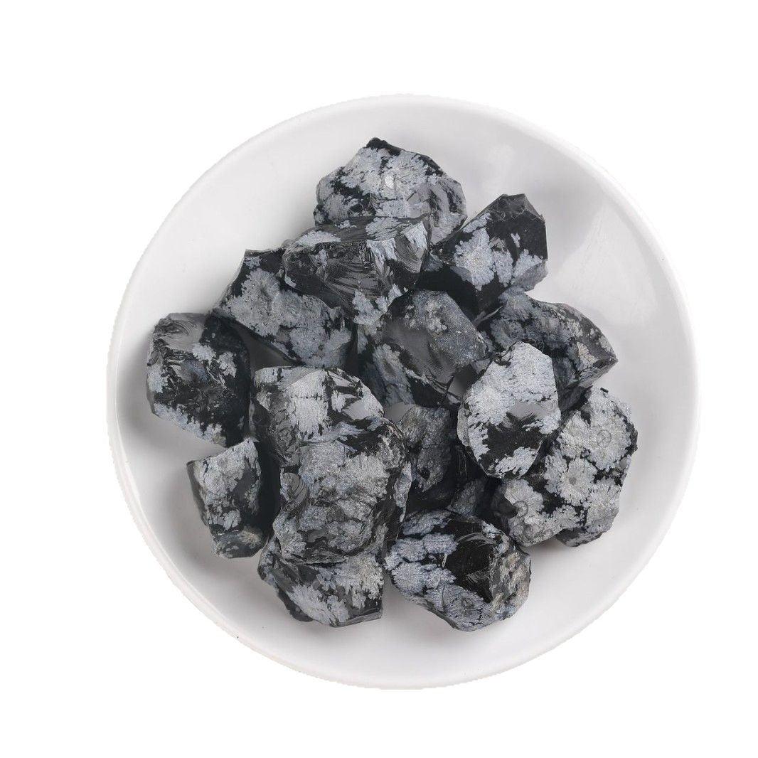 2-5cm raw snowflake obsidian 1kg
