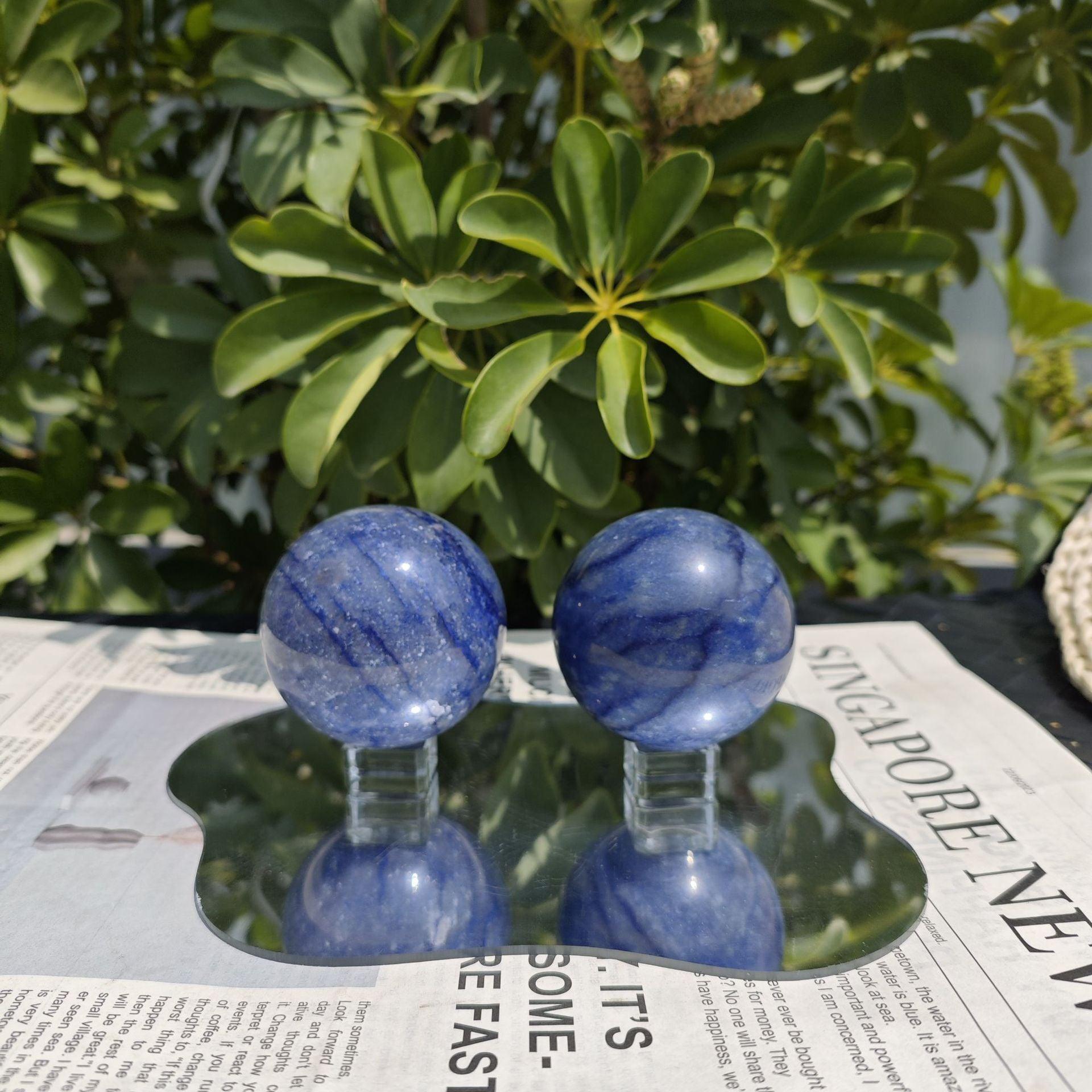 4-8cm Blue Aventurine sphere 1kg