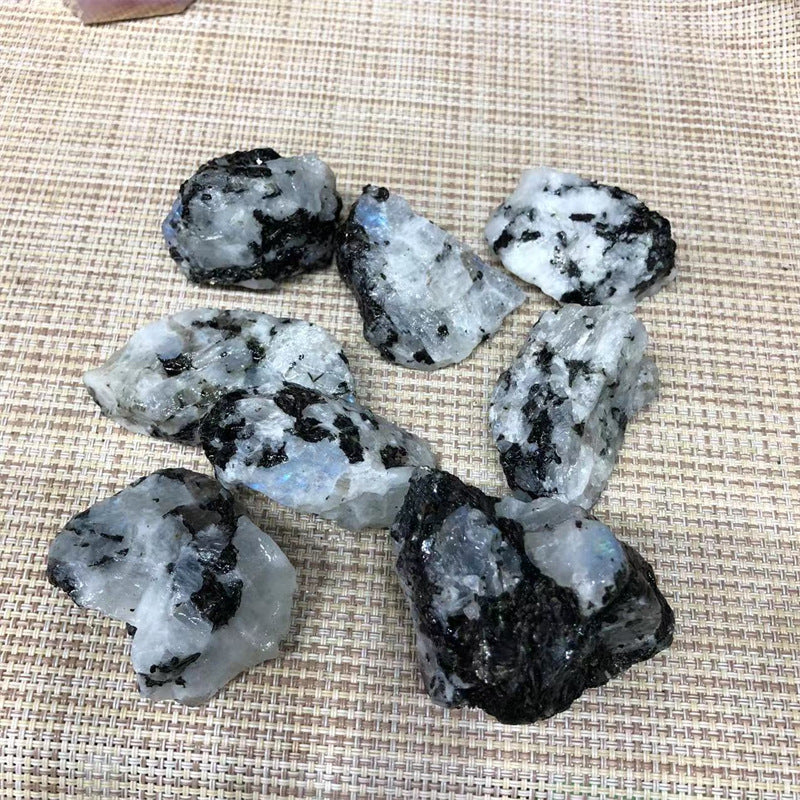 2-5cm rainbow moonstone tower 1kg