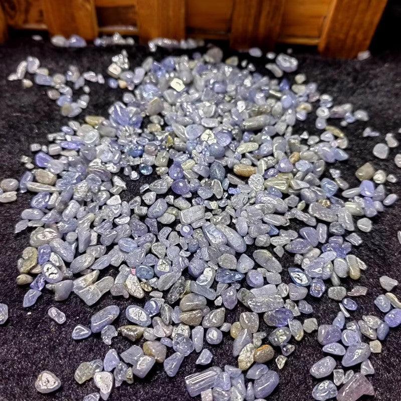 3-7mm raw tanzanite 100g