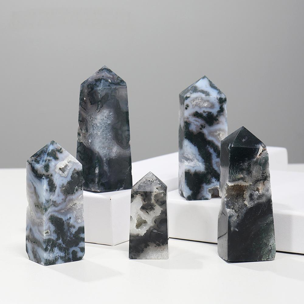 druzy moss agate 1kg