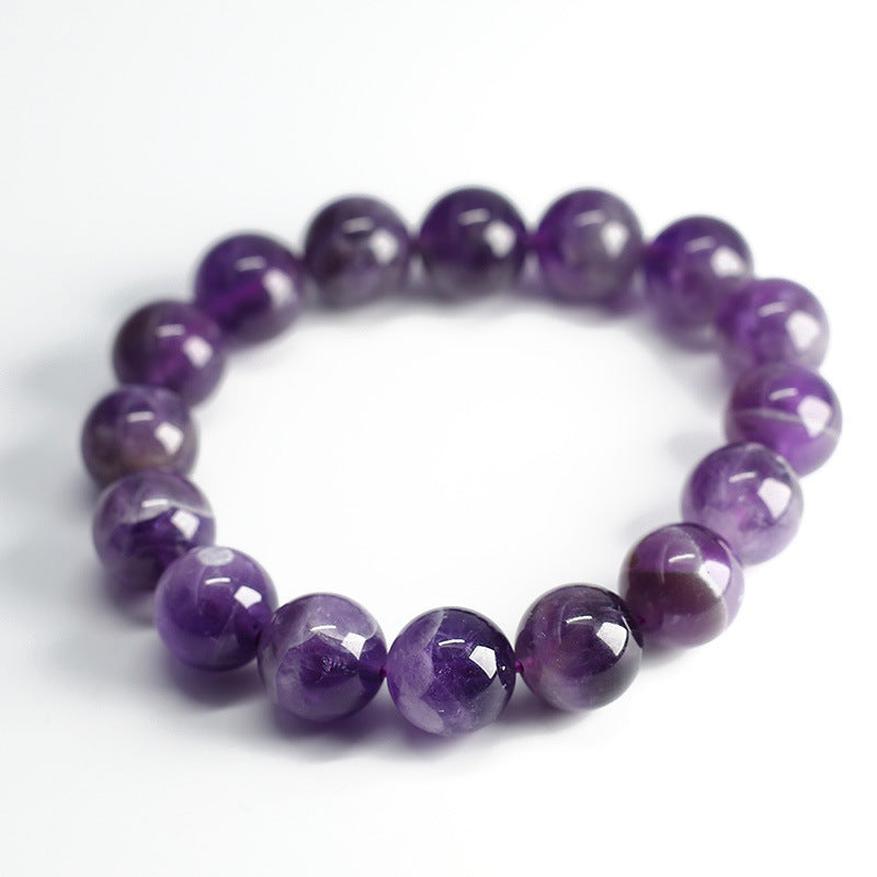 10mm purple quartz bracelet