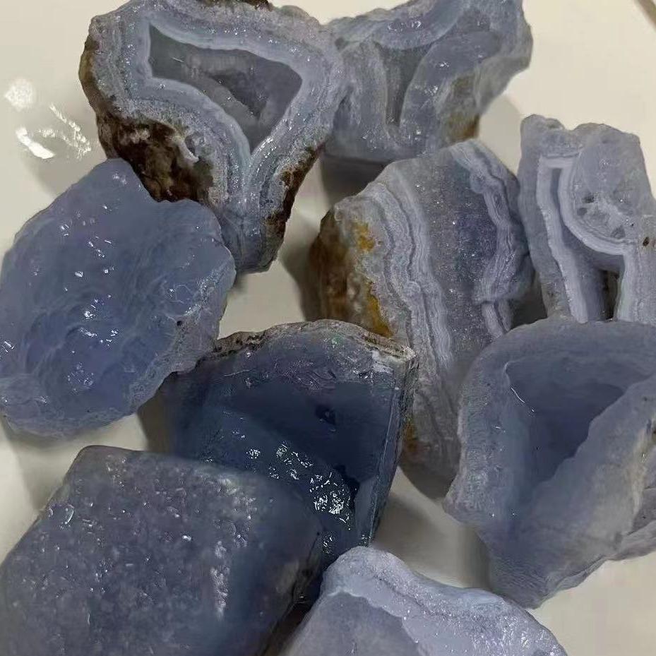 3-5 raw blue lace agate 1kg