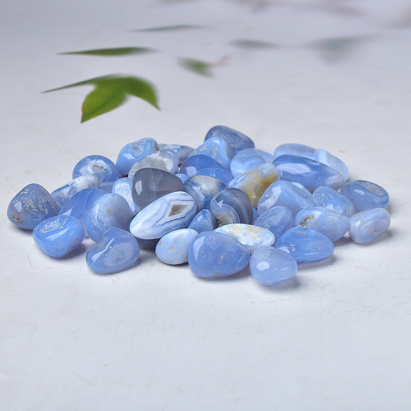 2-3cm blue lace agate tumbles 1kg