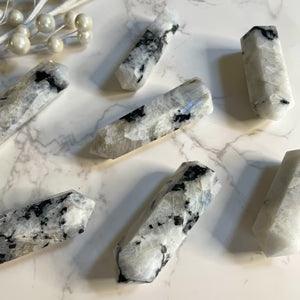 5-7cm Moonstone tower point Wholesale - Free Shipping Over 300USD - Price at $ 36.00 /pc
