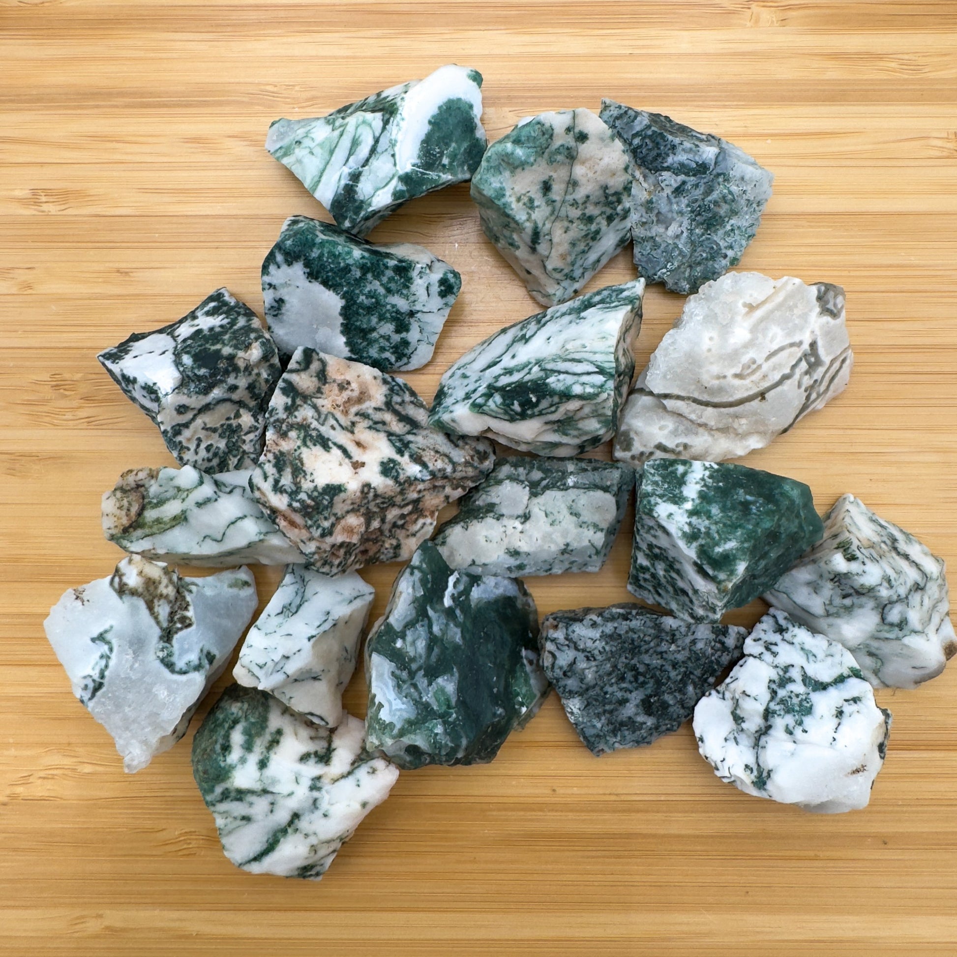 2-4cm tree agate raw 1kg